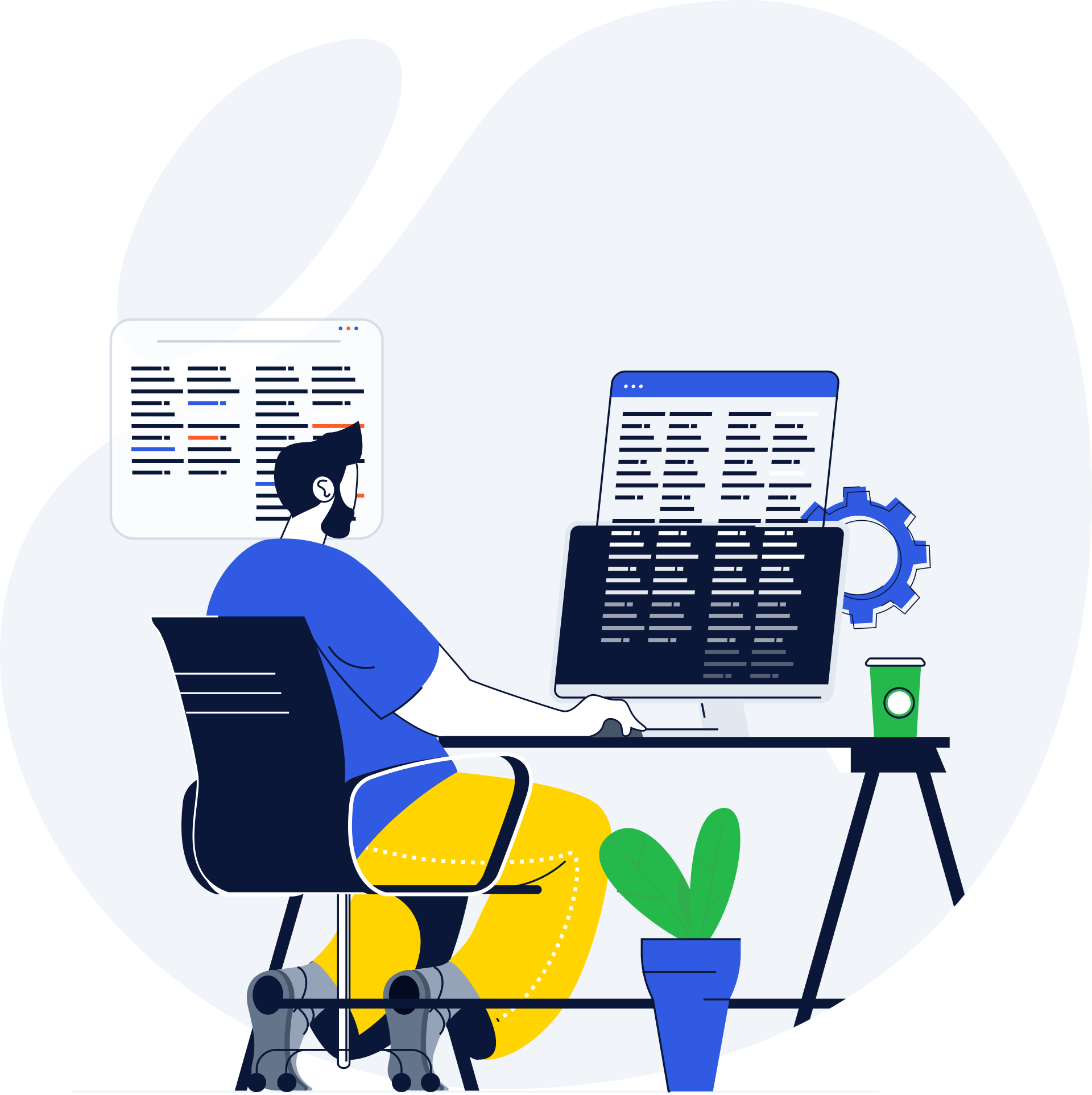 how we work graphic